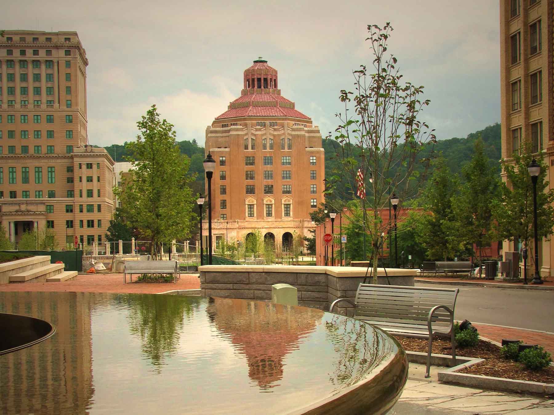 downtown Asheville, NC